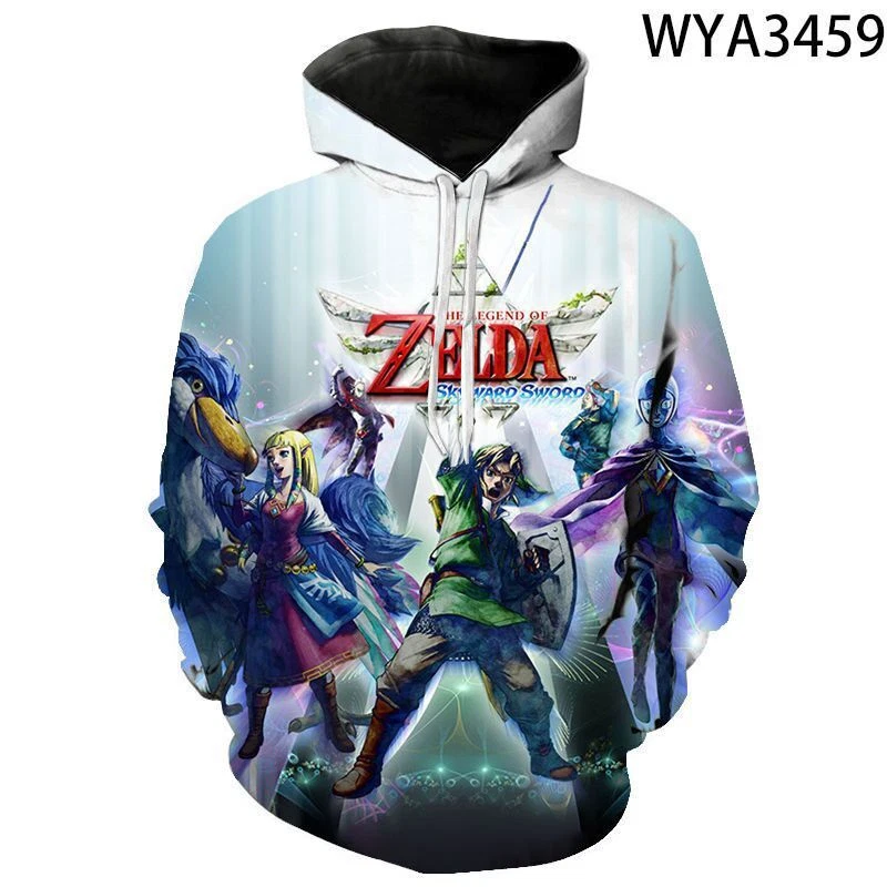 Kid s The Legend Of Zelda 3d Printed Hoodie Autumn Pullover Coat
