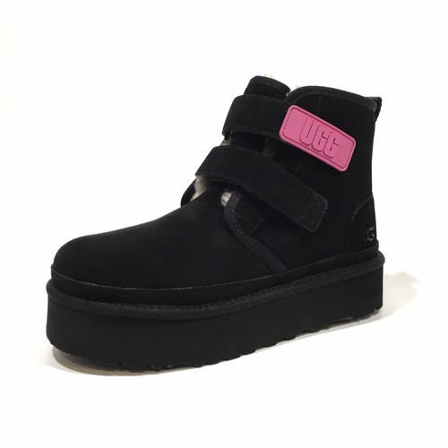 UGG NEUMEL PLATFORM CHUKKA BOOTS -BLACK SUEDE -YOUTH US 5 (FITS WOMEN'S 7)  | eBay