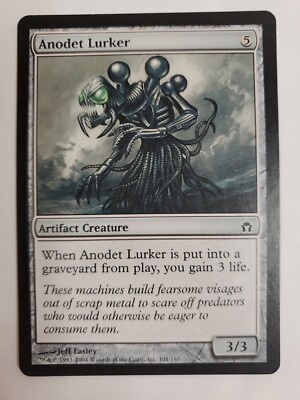MTG Magic The Gathering Card Anodet Lurker Artifact Creature Fifth Dawn 2004 