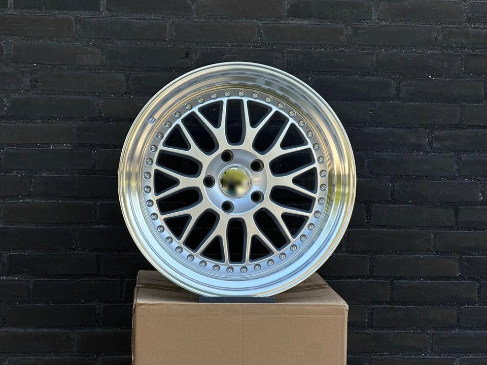 4X jantes alliage 19" style LM à plat profond 9.5J + 11J pour BMW E34 E38 E39... - Photo 3/4