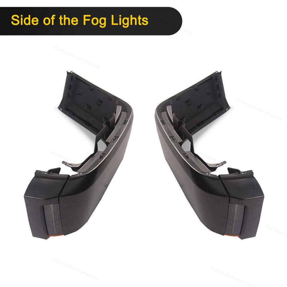 Front Fender Flares W/ Lights Fit For 2007-2017 Jeep Wrangler JK Replacement Foto 4 de 4