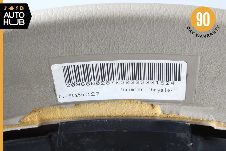 03-09 Mercedes W209 CLK350 CLK500 CLK550 Painel Painel com Airbag OEM - Imagem 4 de 4