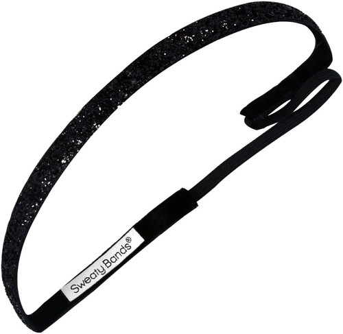 9 PCS Black Plastic Wide Head Bands With Teeth Athletic Non Slip Hair Bands - View #7