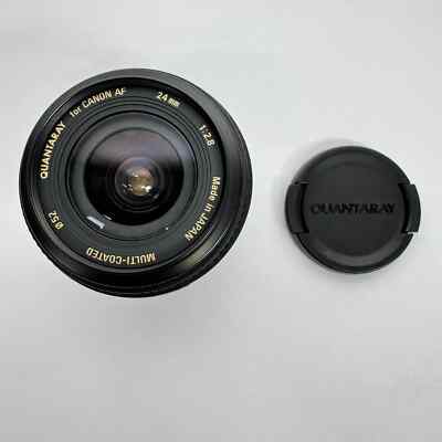 Quantaray For Canon EF EF-s AF 24mm f2.8 Wide Angle Lens GREAT!!! CLEAN!