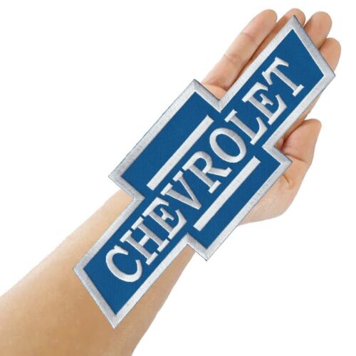Chevrolet Motor Auto Car Racing Logo Huge Size 11.7"x4.4" Sew Iron on patch - Afbeelding 1 van 11