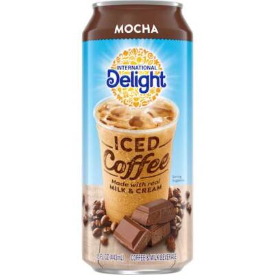 International Delight Mocha Iced Coffee, Ready-to-Drink, 15 fl oz Bottles - R...