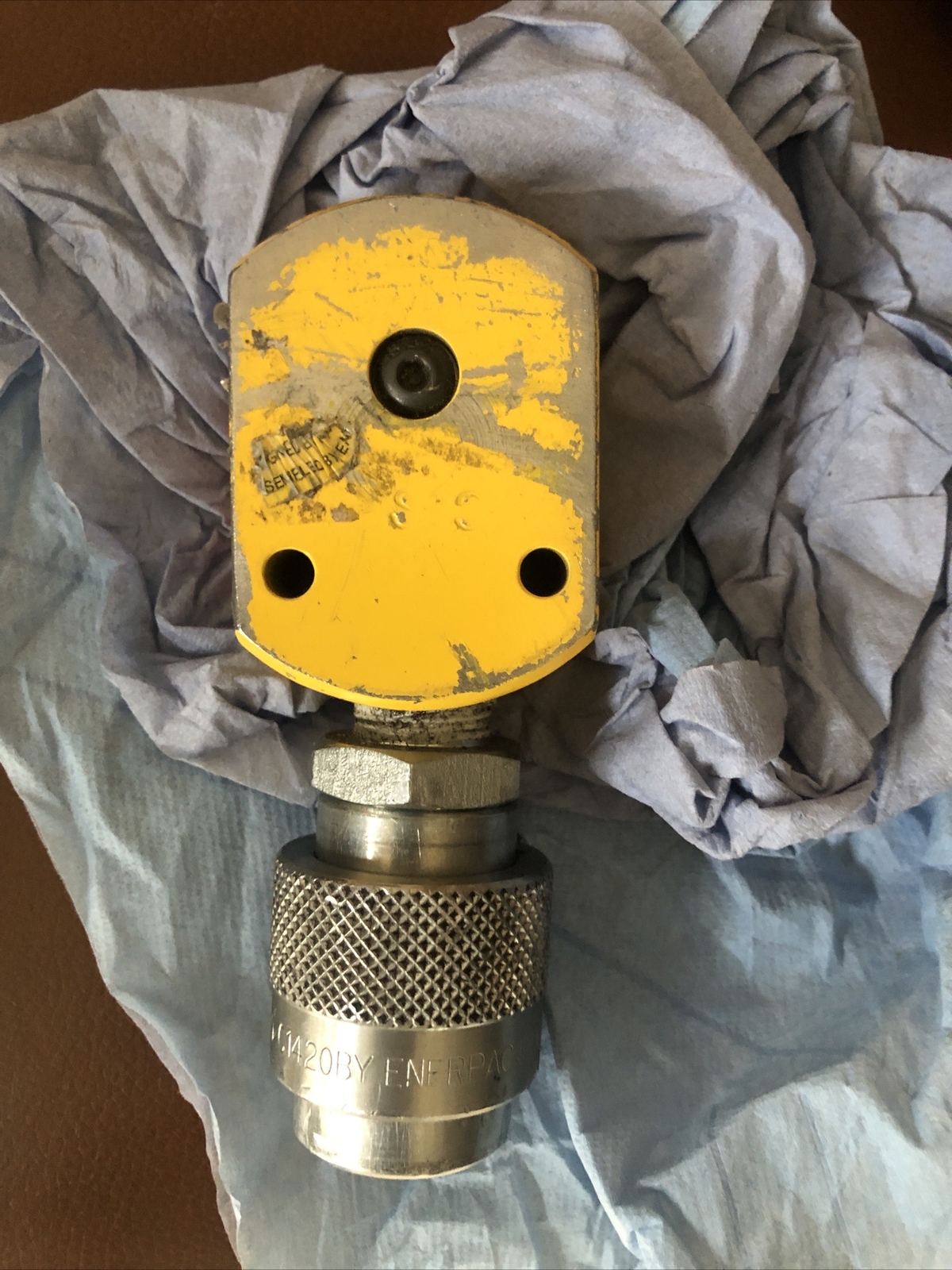 Enerpac RSM50 5ton Hydraulic Jack Enerpac Flat Jack "Used" eBay