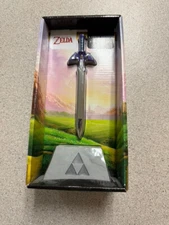 NEW The Legend of Zelda Master Sword Letter Opener & Stand ThinkGeek Exclusive