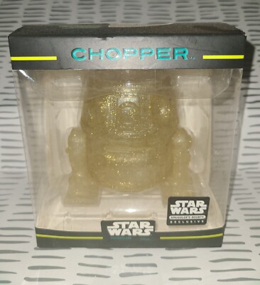 Funko Hikari Minis Star Wars Clear Sparkles Chopper Smugglers Bounty Exclusive