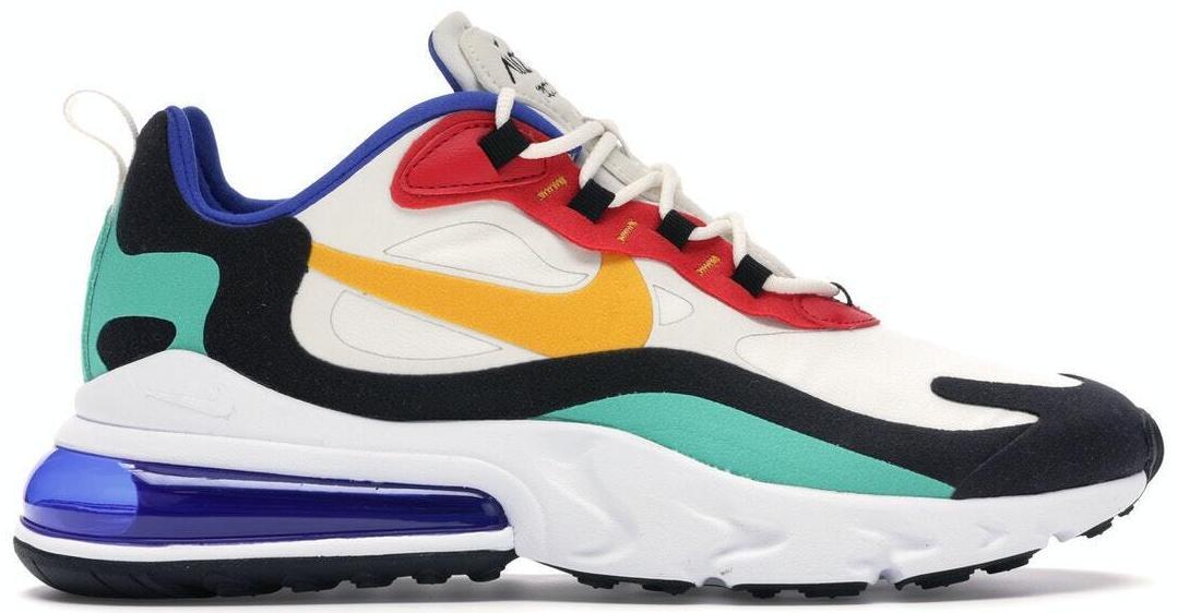 Nike Air Max 270 React Metallic Gold Swoosh for Sale