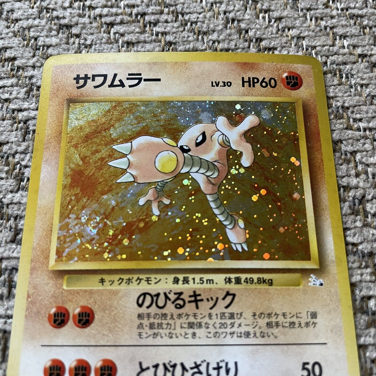 Hitmonlee Pokemon Advanced generation Sticker Seal Japanese No.698 Japan  F/S