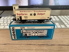 Märklin H0 4677 Bierwagen Engl. Garten Stuttgart sehr guter Zustand in OVP