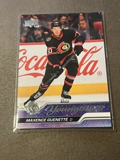 2023/24 Upper Deck Series 2 Young Guns Maxence Guenette Rookie Card RC #455 H12