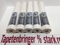 Vliestapete P+S 5X 13501-40 (5Rollen) Uni Struktur Fein Beige Glanz Restposten