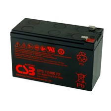 CSB UPS12460F2 12V 460W High-Rate AGM Battery for UPS Backup Power Systems