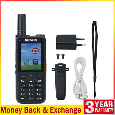 HAMGEEK 4GZA 2G 3G 4G Walkie Talkie Transceiver 5000KM for Zello WiFi Bluetooth