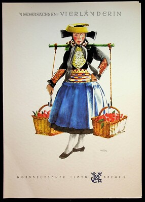 German Lloyd Bremen 3rd Caribbean Cruise Breakfast Lunch Menu February 28 1967