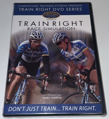 Carmichael Training System Presents: Train Right Simulation (DVD, 2005 - NEW)