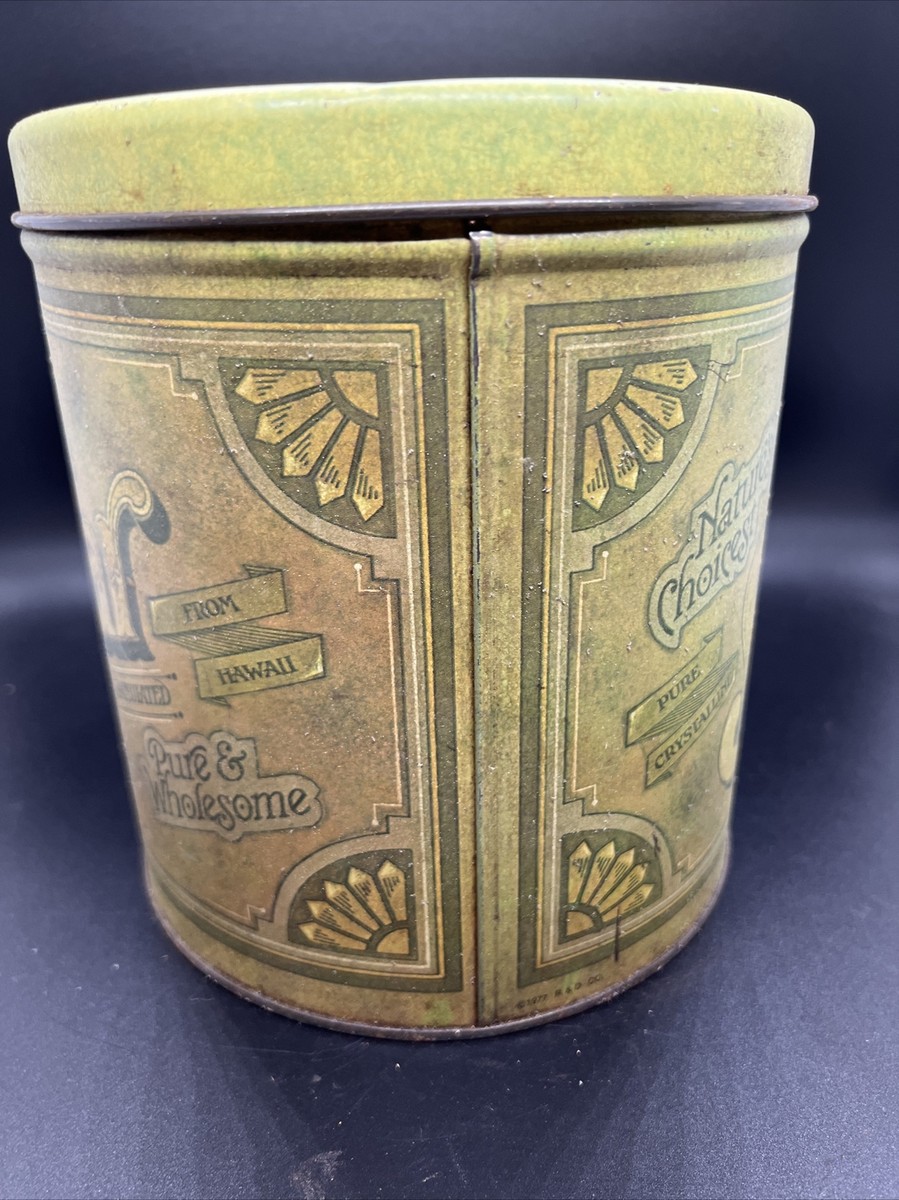 Vintage Set of 4 Ballonoff Canisters Metal Kitchen Decor Coffee