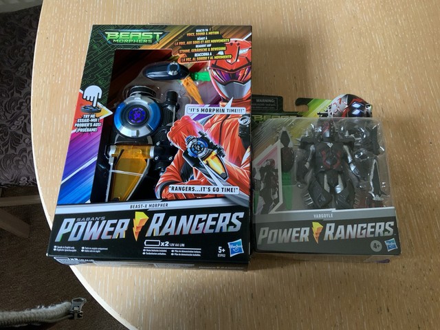 power rangers beast morphers silver ranger figure
