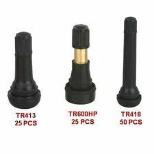 Tire Valve Stem Assortment =100 pcs (TR413=25 Pcs)(TR418=50 Pcs)(TR600HP=25 Pcs)
