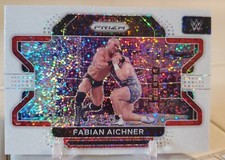 2022 WWE Prizm FABIAN AICHNER White Sparkle Prizm Card #3 GIOVANNI VINCI NXT AEW