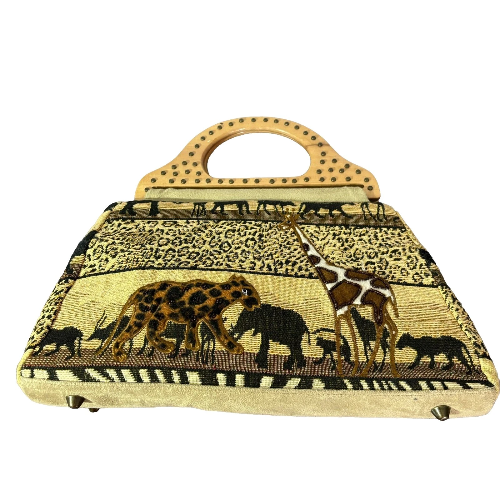 Wooden Women Clutch Vintage Bags, Handbags & Cases