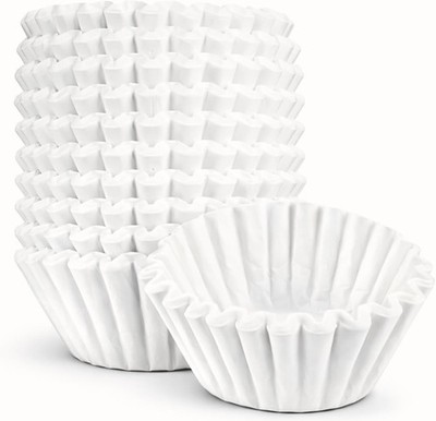 12-Cup Commercial Coffee Filters   Large Size (9.75'' x 4.25'') | Tall-Wall Basket