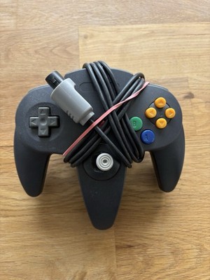 N64 Controller GamePad / Kontroller    in Schwarz für Nintendo 64 / N64