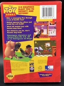 Disney's Toy Story Sega Genesis 1995 Complete CIB Great Condition Tested