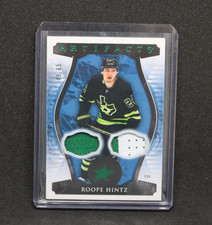2023-24 Upper Deck Artifacts Roope Hintz Dual Patch /65 Stars Jersey Relic