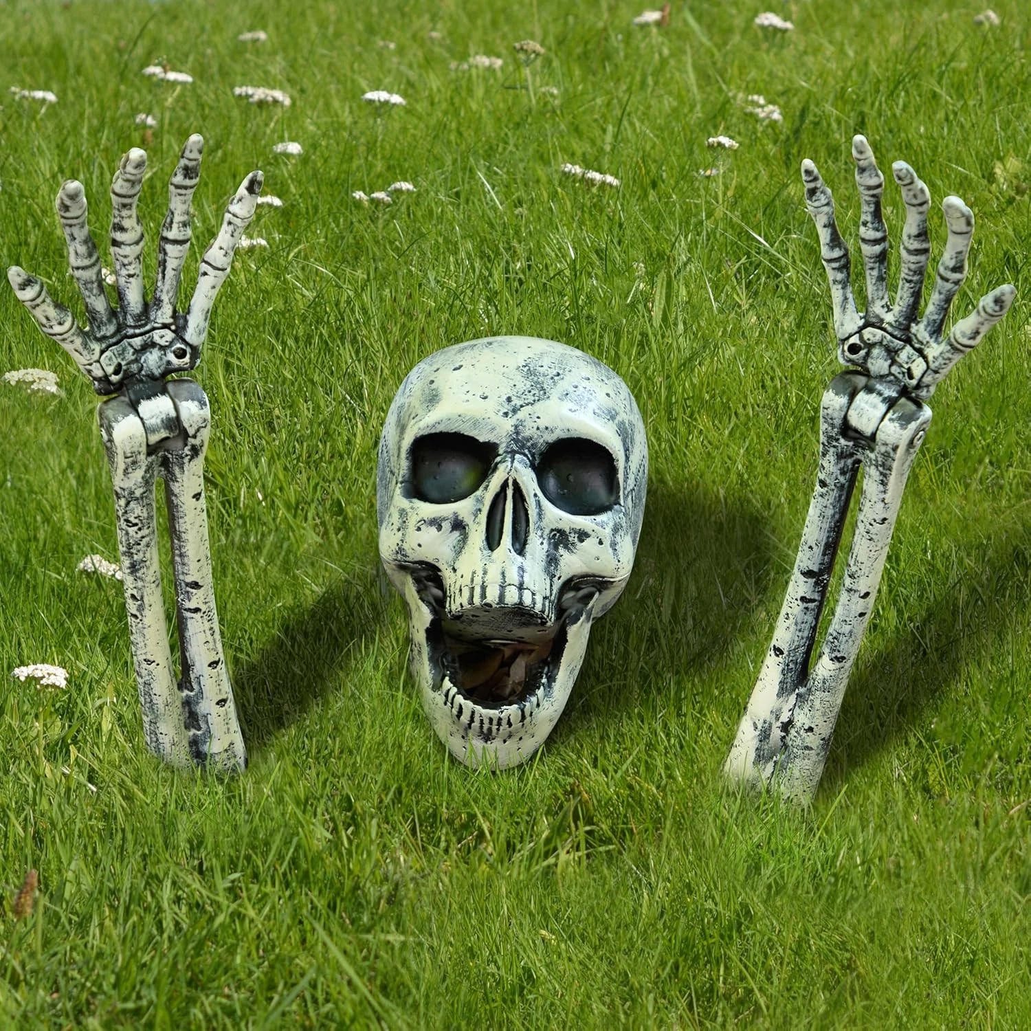 Halloween Decorations Skeleton Stakes, Realistic Looking Yard Lawn Garden Stakes