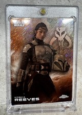 Topps Chrome Star Wars Koska Reeves Black/White Shimmer Paralell 
