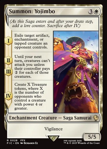 Summon: Yojimbo 28 R Normal FIC MTG NM
