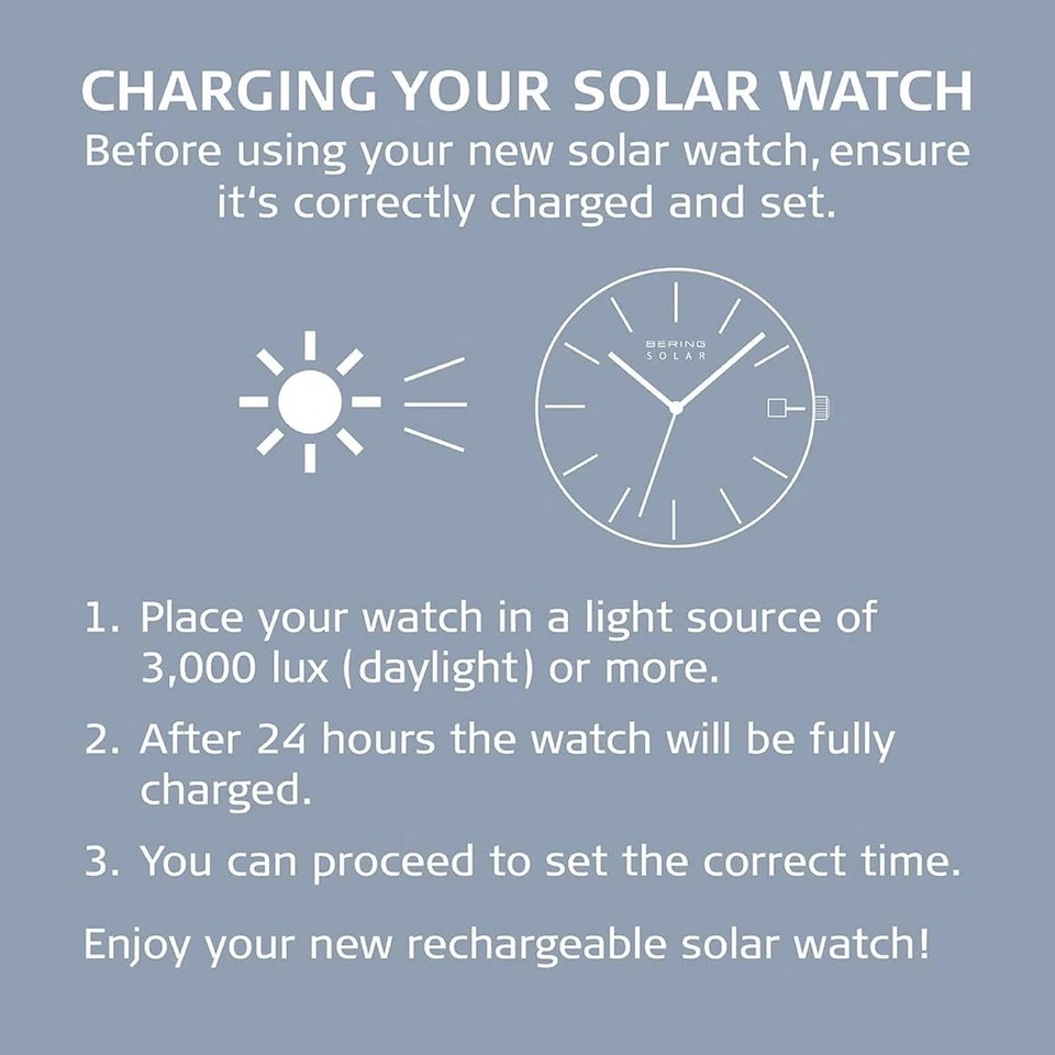 Bering 14440-077 Solar Herren 40mm 5ATM Milanaisearmband Saphirglas NEU OVP  - Bild 2 von 4