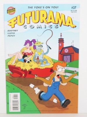 Futurama Comics #37 - Bongo 2008 Bender Leela Fry Fox TV Series Farmer - Sharp!