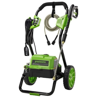 #ad #ad Greenworks 2000 PSI 1.1 GPM Electric Pressure Washer 3 Spray Tips $151.16