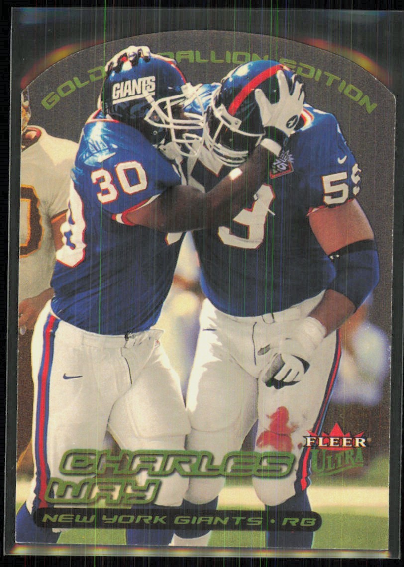 2000 Fleer Ultra Gold Medallion Die Cut Charles Way #127G