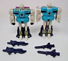 Pounce & Wingspan Vintage G1 Transformers Clones 1987 Complete Original Stickers
