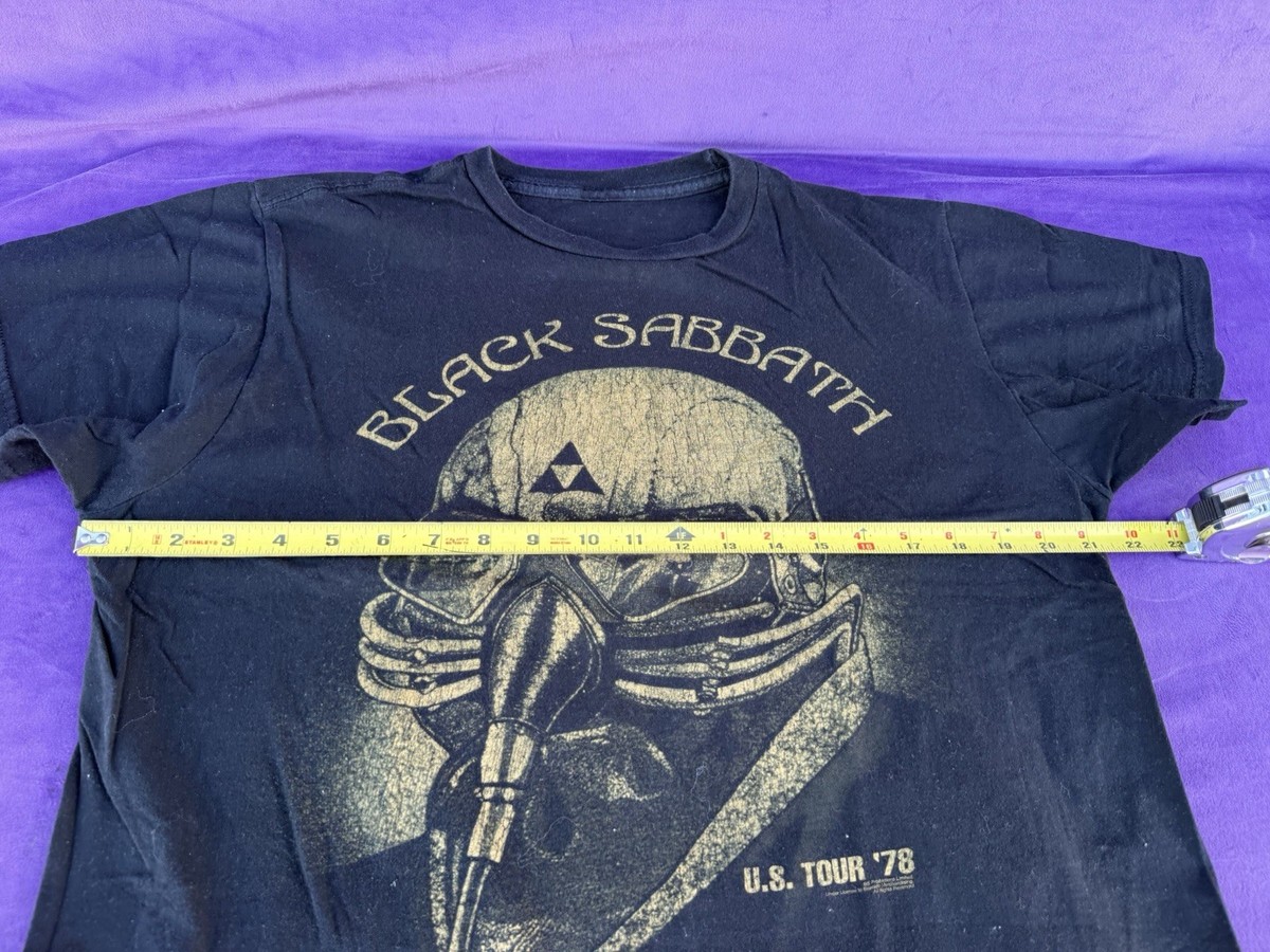 Black Sabbath T Shirt US Tour 78 Official Mens Avengers Iron Man