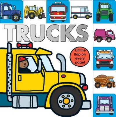 Lift-the-Flap Tab: Trucks (Lift-the-Flap Tab Books) - Board book - GOOD