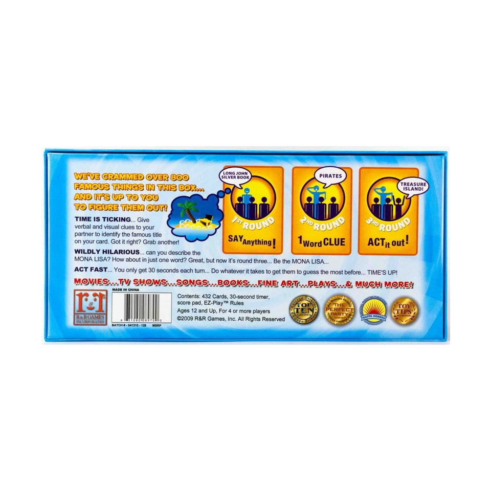 R&R Board Games Time's Up - Title Recall (2nd Ed) Box NM - Image 2 of 2