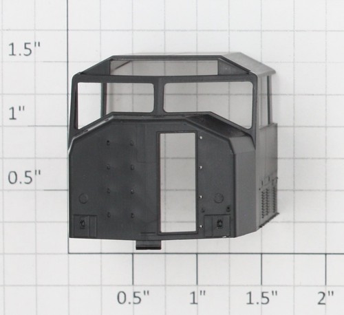 Carcasa de cabina de locomotora diésel negra Athearn 64015 HO | Zustand: New
