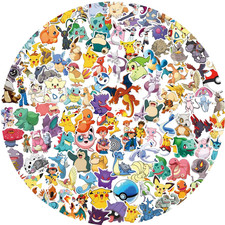 Pokemon Stickers 50 Pack Lot Ultra Bundle Mix Pikachu Stickers Brand New