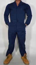 MEN'S BLUE 1-PIECE COVERALLS SIZE 42R