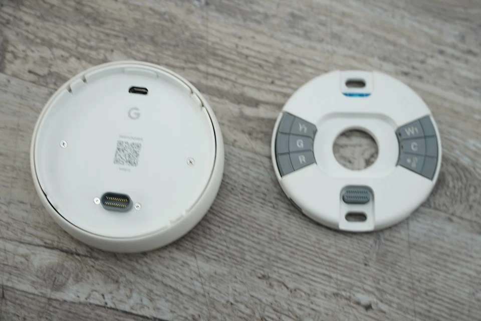 Google Nest Thermostat E T4001ES Programmable Thermostat-White, Used, A3 - Image 4 of 4