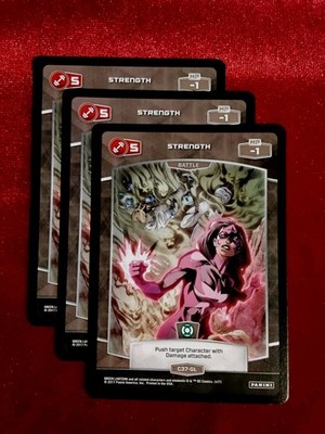 2017 Panini MetaX - Green Lantern #C37-GL (x3) STRENGTH   Unplayed Mint+