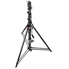 Geared Wind-Up Stand with Safety Release Cable, Black Chrome
