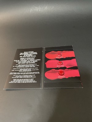 M.A.C.  RED  LIPSTICK SAMPLE CARD