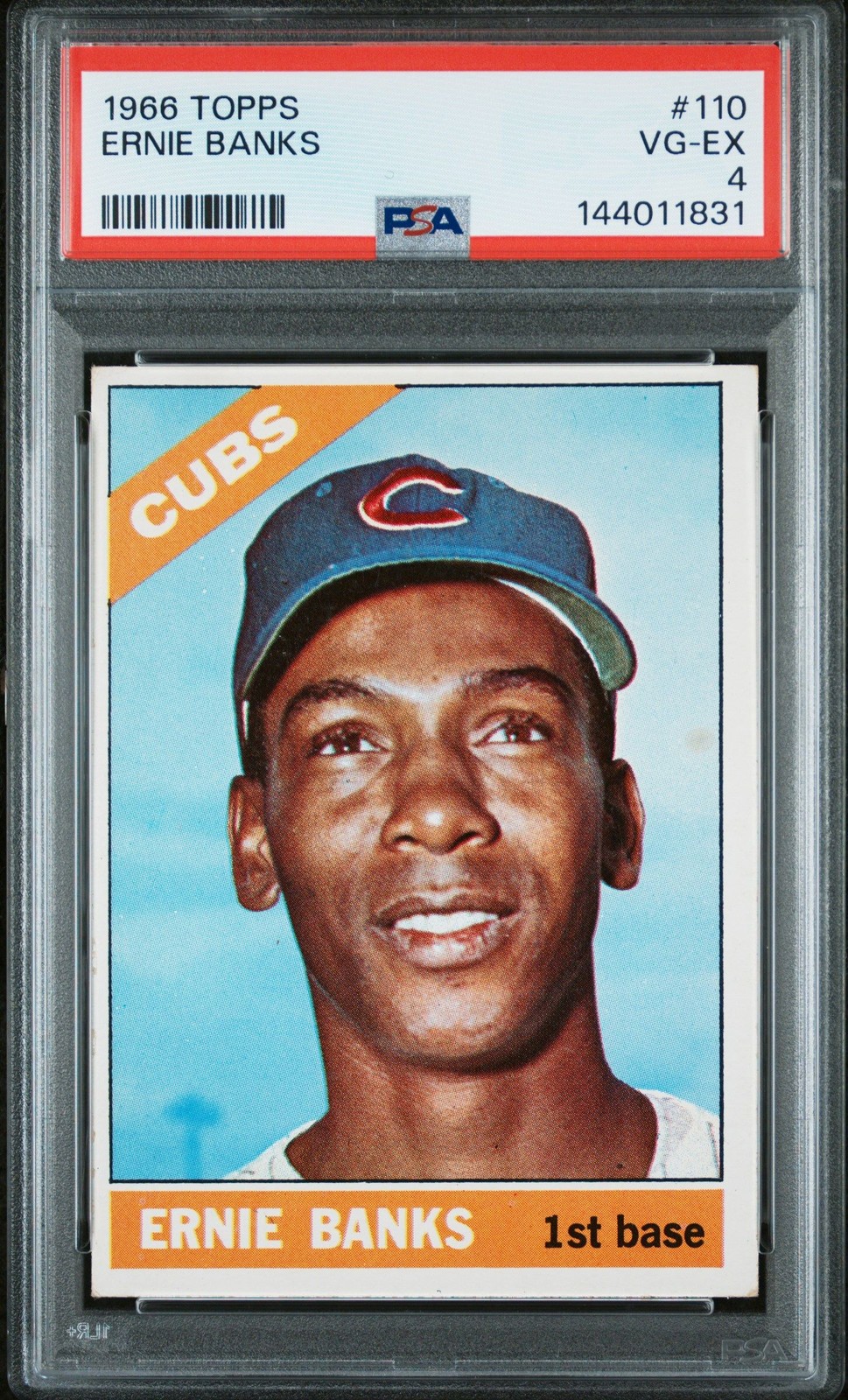Ernie Banks 1966 Topps PSA 4 #110 Chicago Cubs